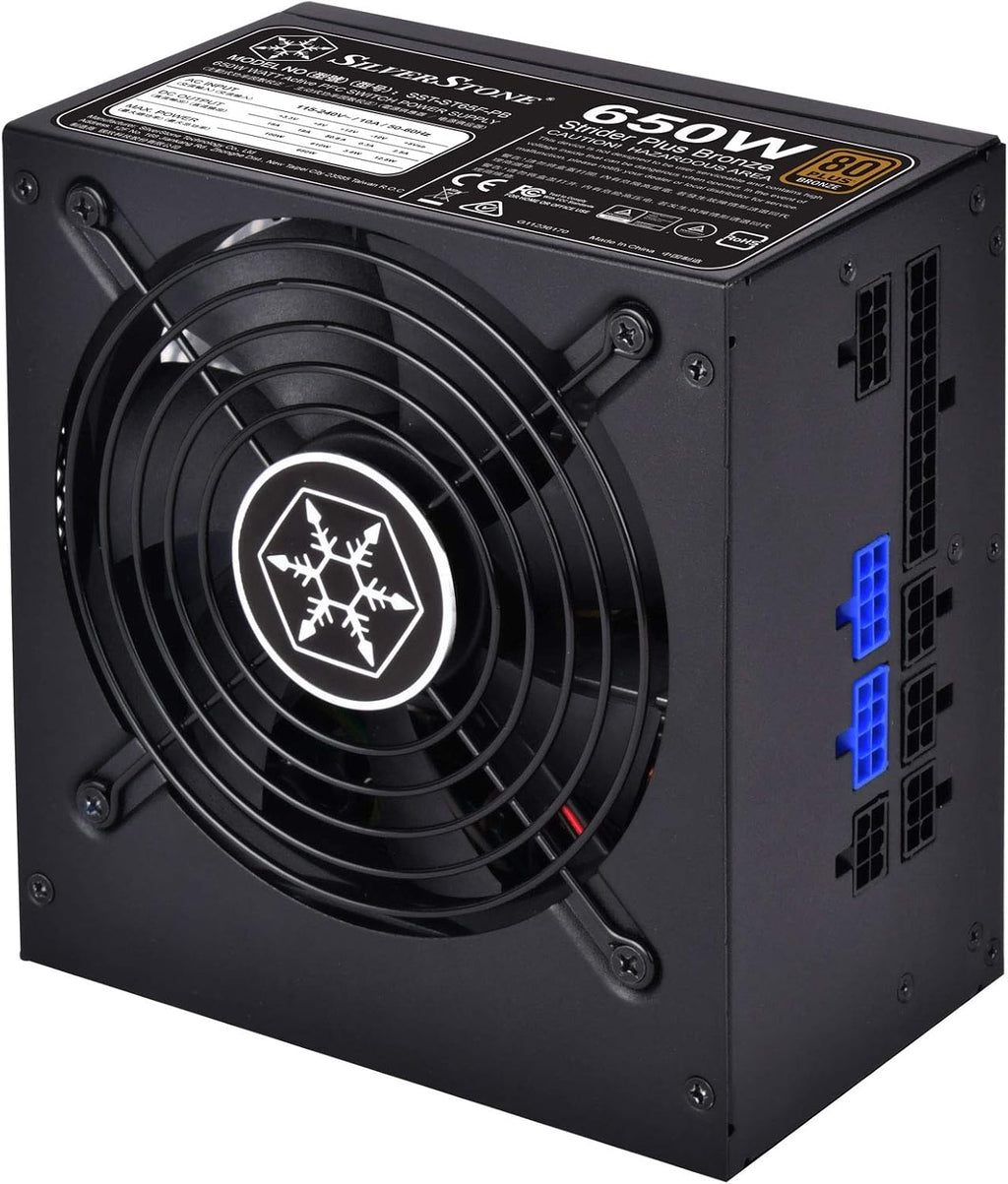 650 Watt ATX Power Supply 80 Plus Bronze Modular Cable Design K969