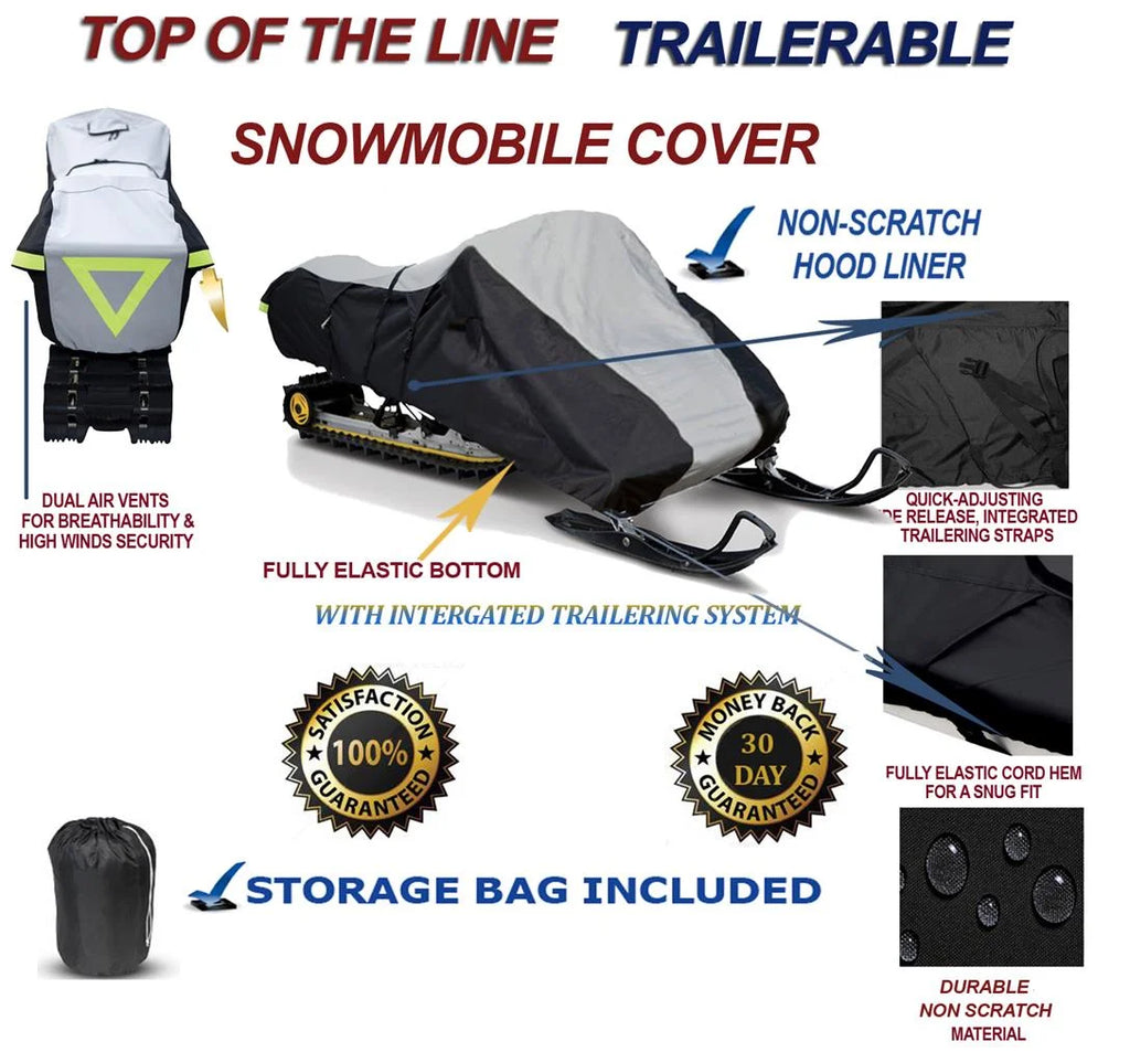 600D Snowmobile Travel and Storage Cover L8726