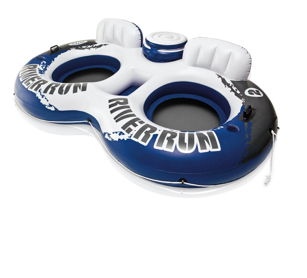 Red Inflatable Tube 6 Pack and 2-Person River Float 2 Pack A163154