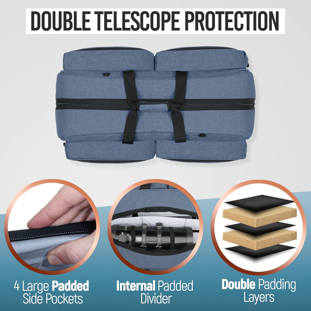 Large 35" Padded Telescope Bag with Internal Padded Pockets C448684