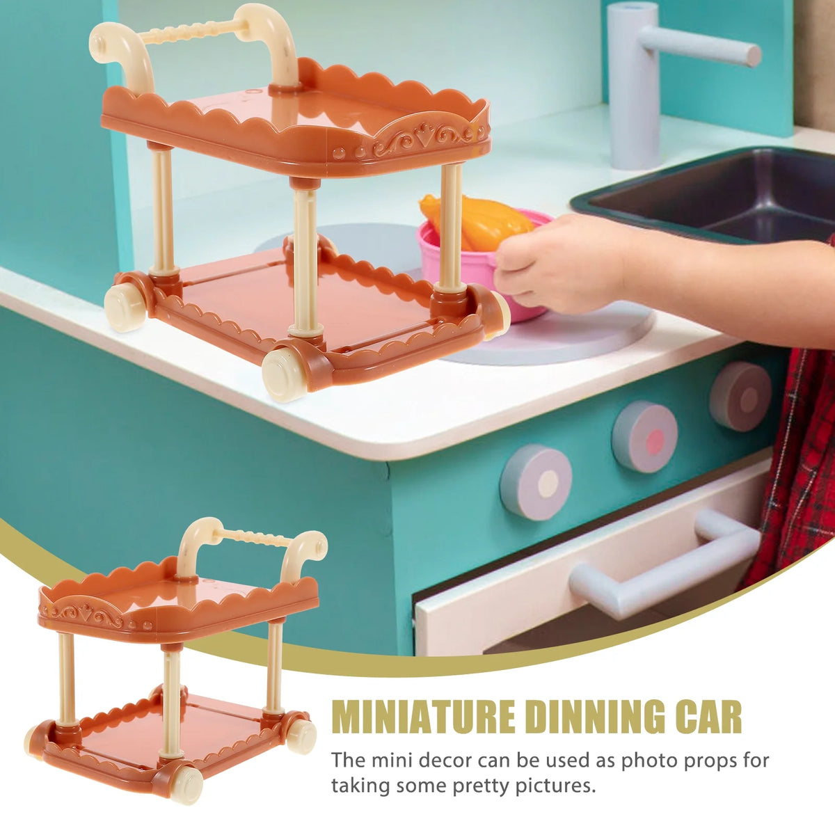 Miniature Kitchen Cart Dollies S23603