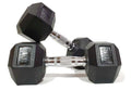 Rubber Hex Dumbbells Pair 10kg Y602