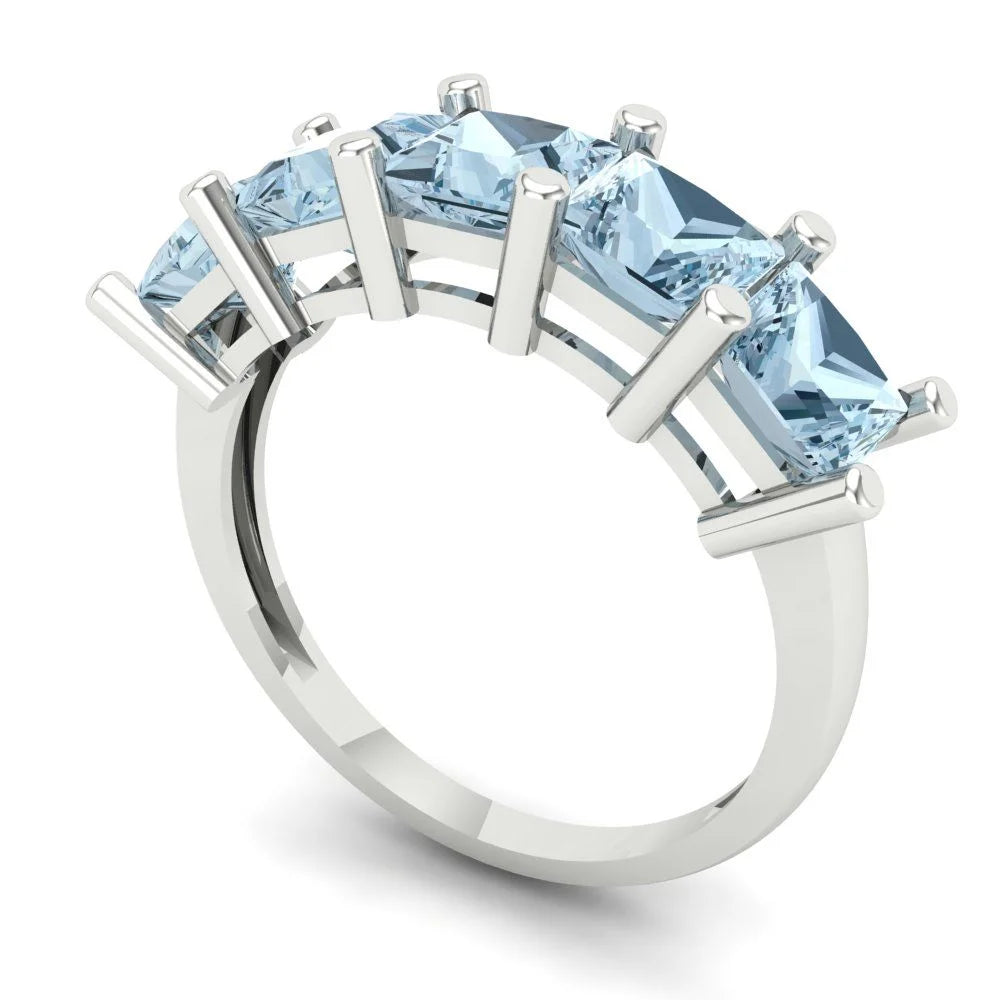 14k White Gold Eternity Band B21905