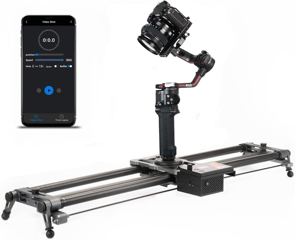 Motorized Camera Slider 100cm/39'' Carbon Fiber with APP Control V449