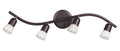 Oil Rubbed Bronze 4 Bulb Track Light E2842