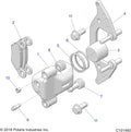Front Left Brake Caliper Assembly L331
