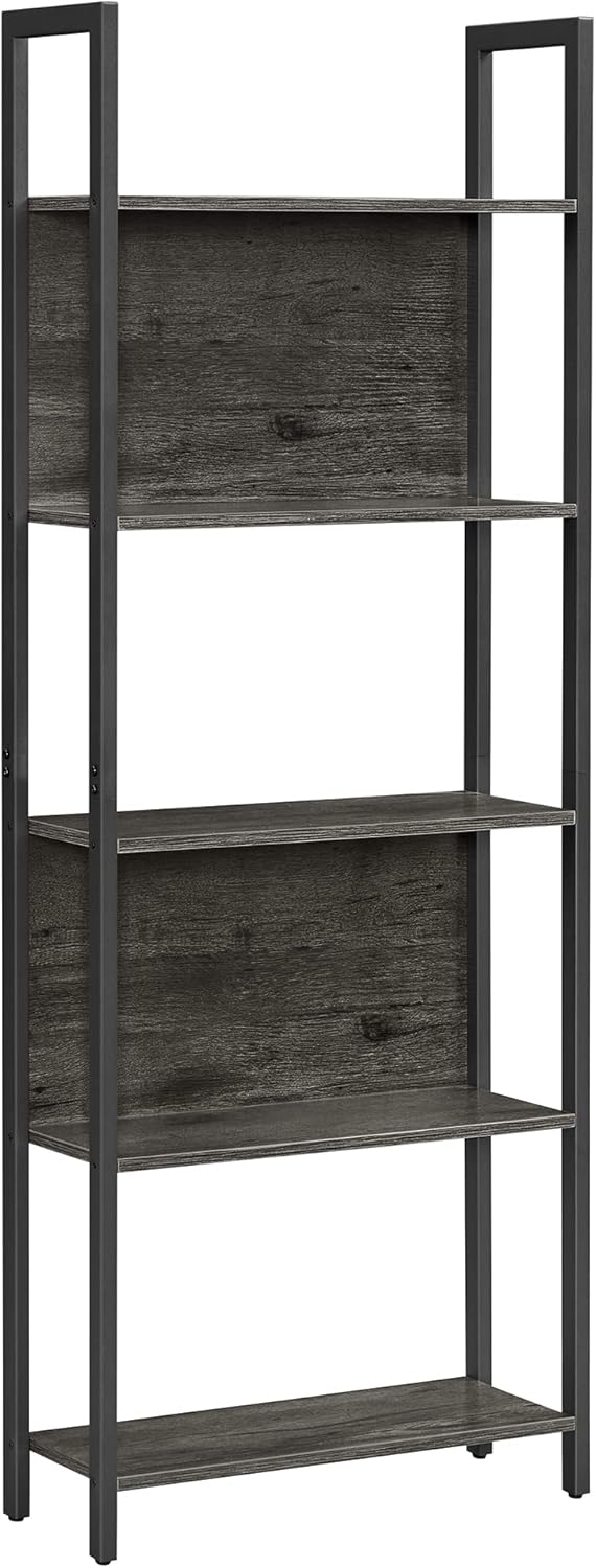 5-Tier Steel Frame Bookshelf E31259