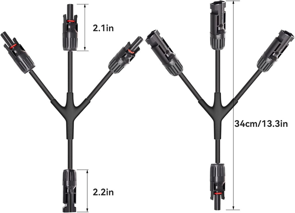 1 Pair Solar Panel Parallel Adapter Q75577