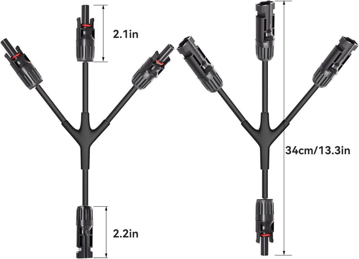 1 Pair Solar Panel Parallel Adapter Q75577