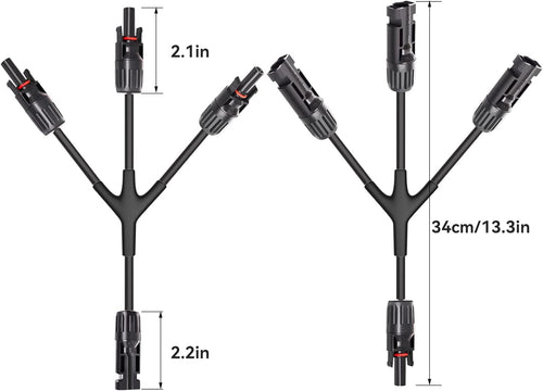 1 Pair Solar Panel Parallel Adapter Q75577