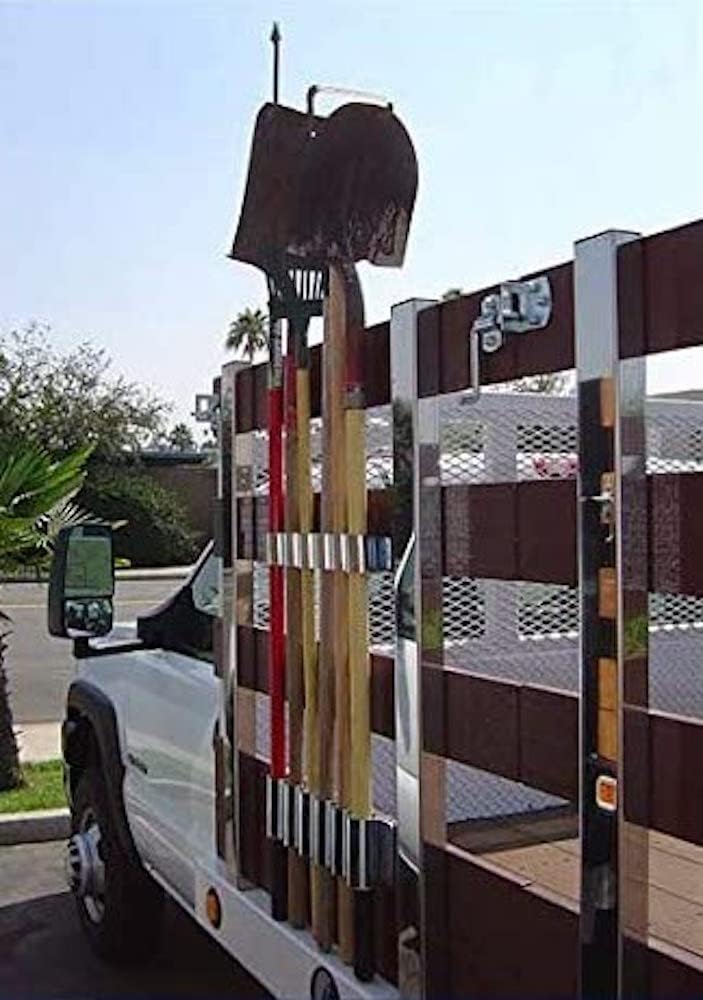 Heavy Duty Steel Tool Rack Stake Bed Mount W9517