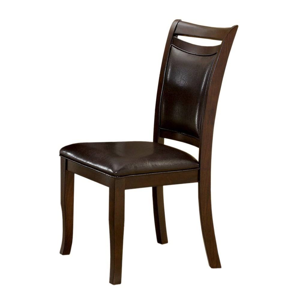 Espresso Side Chairs (Set of 2) V830