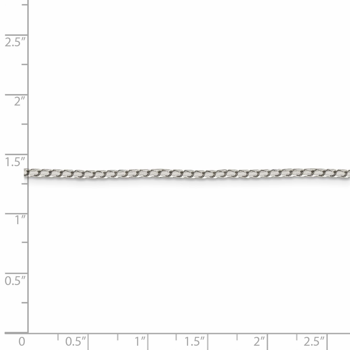 Sterling Silver 1.75mm Round Franco Chain Necklace 22 Inch Length D860