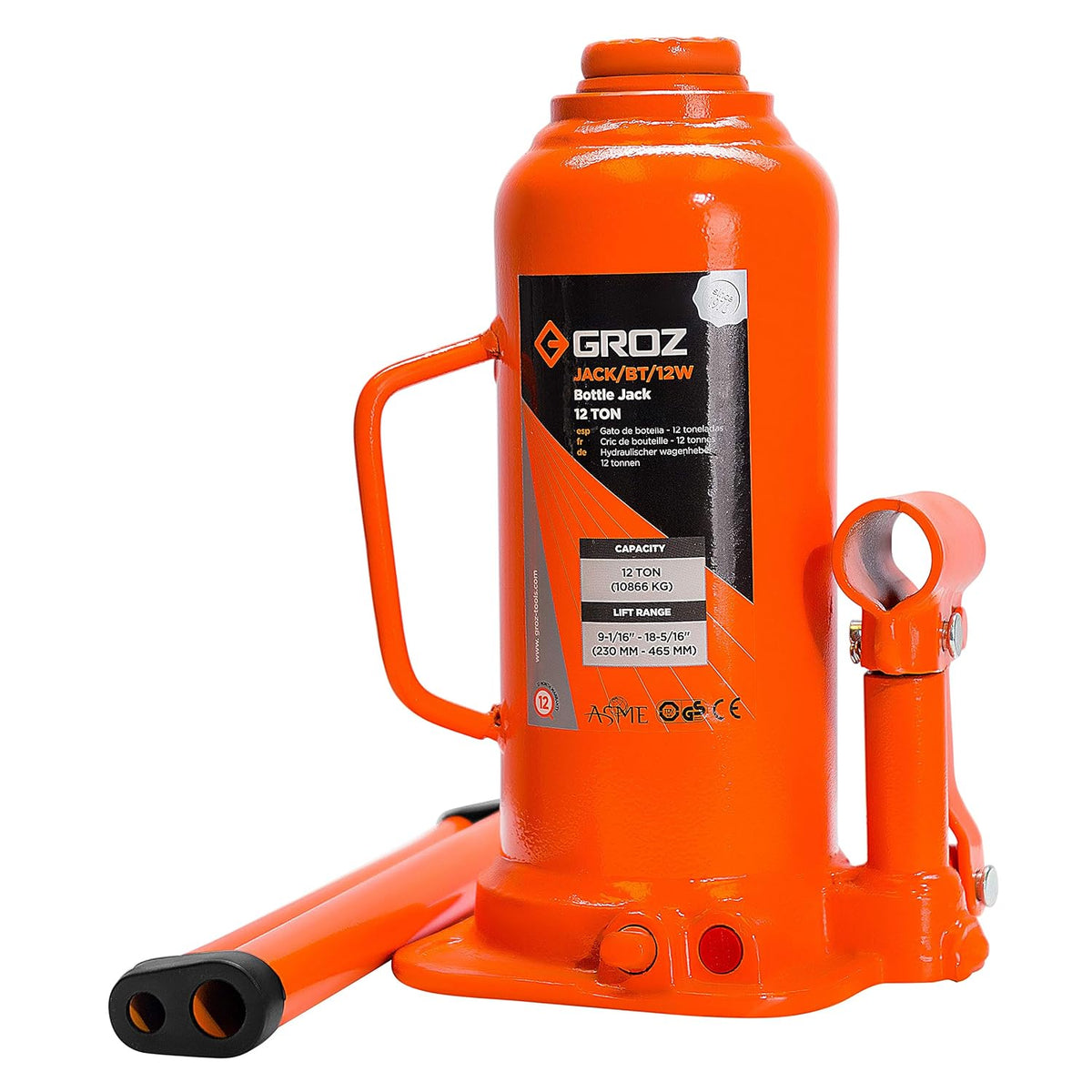 32Ton Welding Type Bottle Jack With Load limiting Device V15601