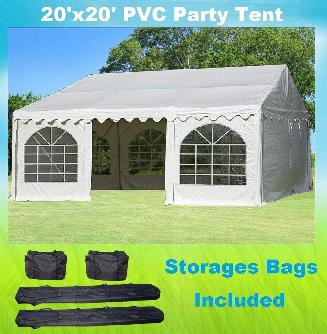 20'x20' White PVC Party Tent H873398