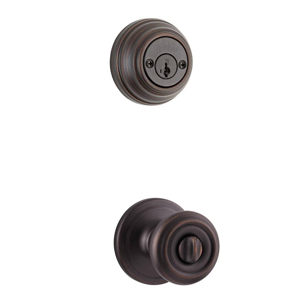 Cameron Knob Inside Trim for SmartKey Double Cylinder Two Point Locking Handleset - Venetian Bronze F4555