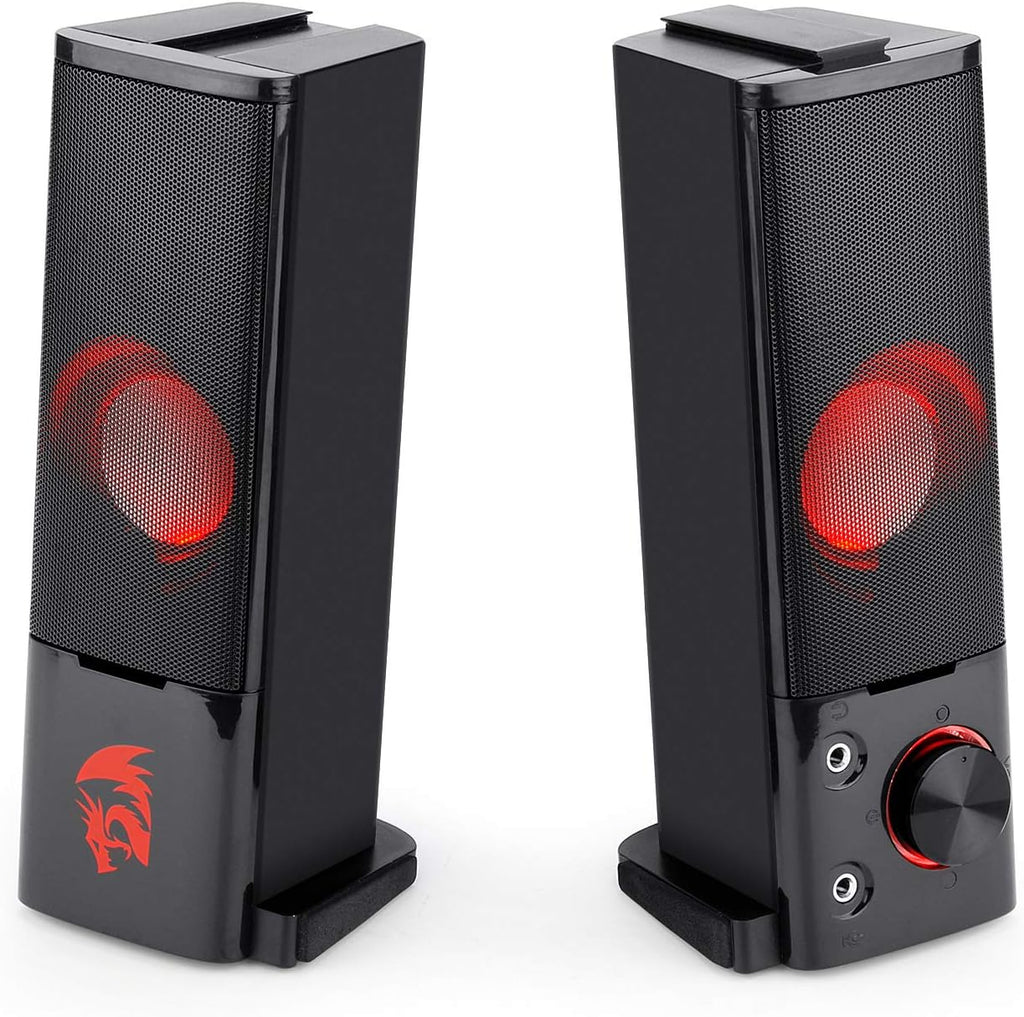 2.0 Channel Stereo Desktop Computer Speakers with Headphone Jack, USB Powered, Pack of 2 U9852