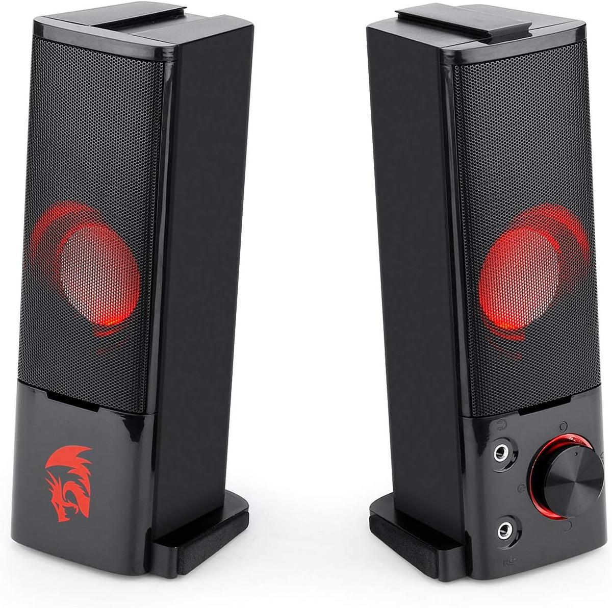 2.0 Channel Stereo Desktop Computer Speakers with Headphone Jack, USB Powered, Pack of 2 U9852