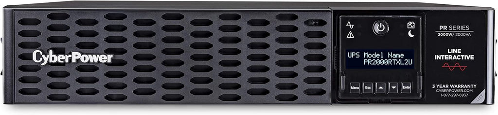 Smart App Sinewave UPS System, 2200VA/2200W, 8 Outlets, 2U Rack/Tower A295832