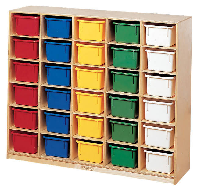 Mobile Cubby with 30-Tray Capacity F360