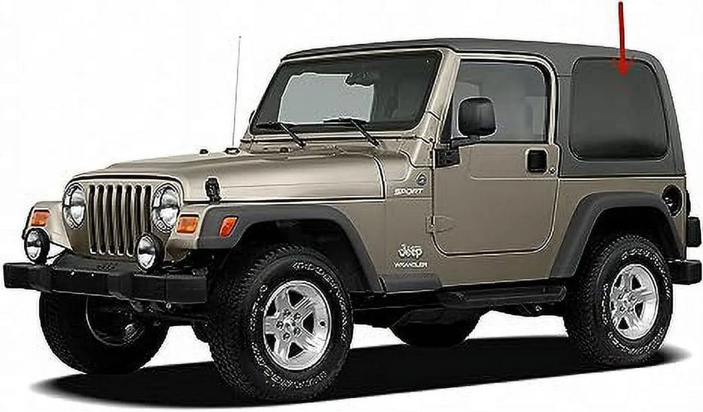 Left Side Rear Quarter Window Glass for Jeep Wrangler 1997-2006 Q29974