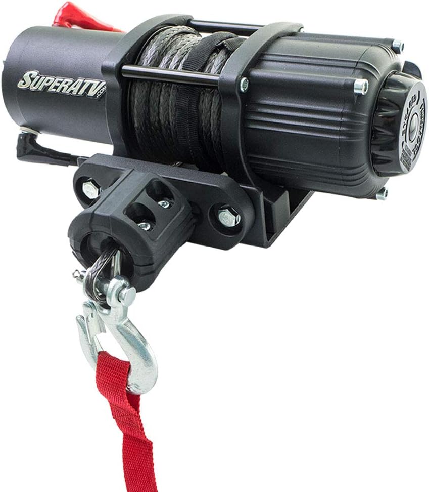 3500 lb Black Ops Winch with Heavy Duty Winch Mounting Plate L41753