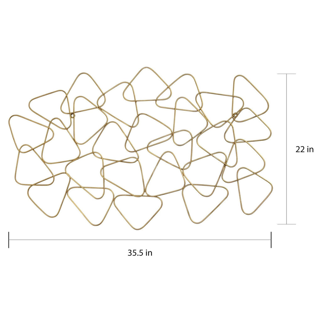 Gold Metal Wall Decor A8140