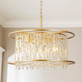 5-Light Dimmable Dome Contemporary Chandelier S672121