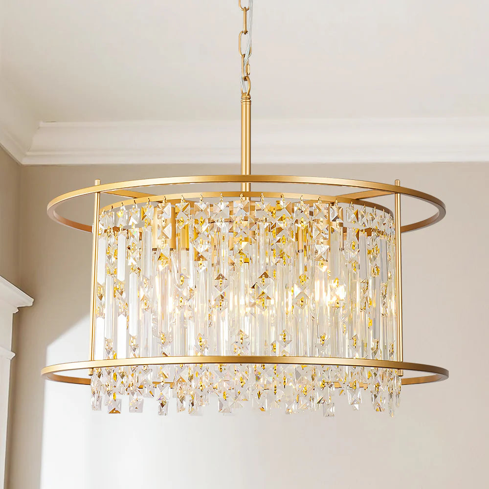 5-Light Dimmable Dome Contemporary Chandelier S672121