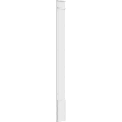 Smooth PVC Pilaster with Decorative Capital & Base (Pair) Z312735