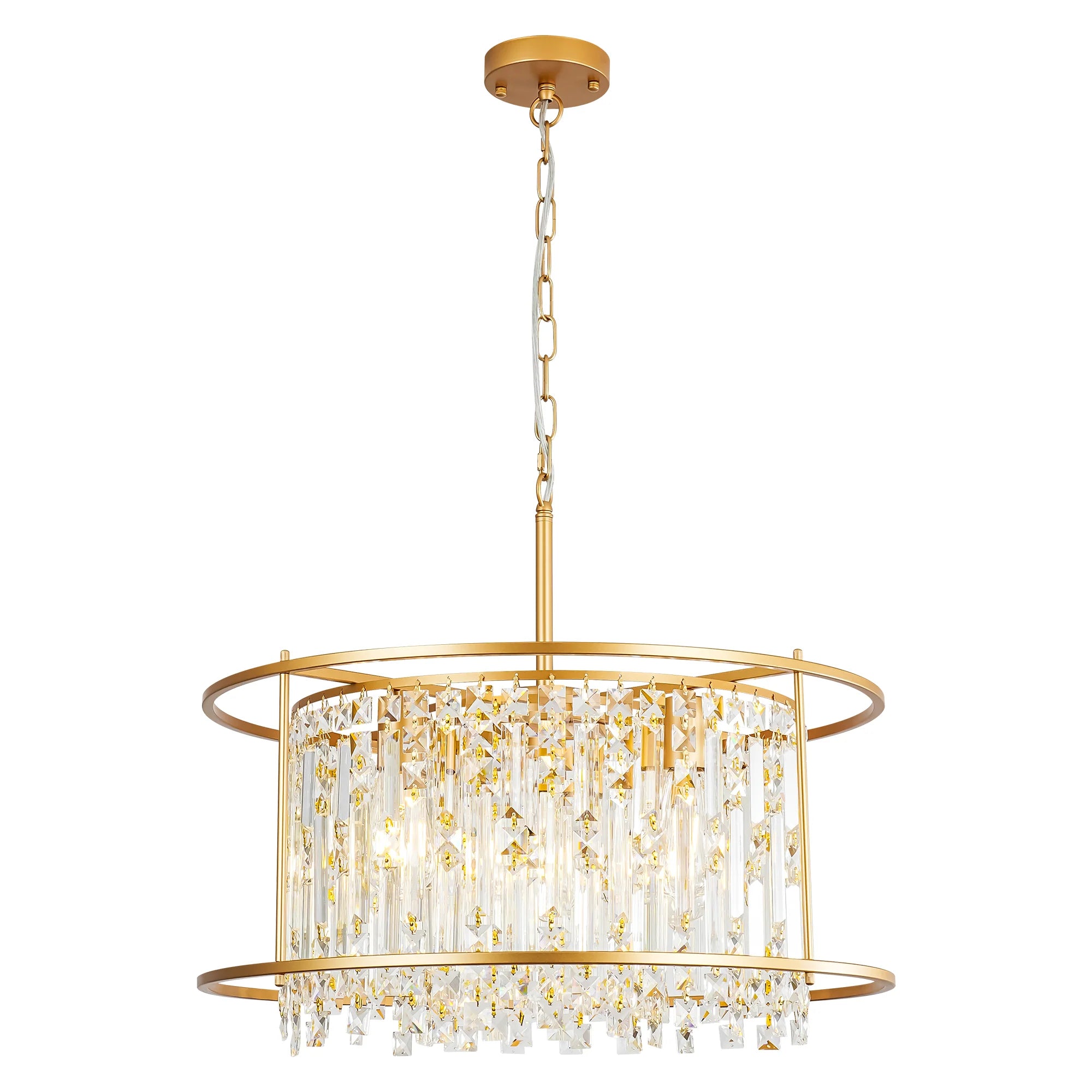 5-Light Dimmable Dome Contemporary Chandelier S672121