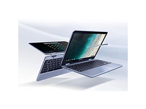 Plus 2-in-1 12.2" Touch-Screen Chromebook - Intel Celeron - 4GB Memory - 32GB eMMC Flash Memory - Stealth Silver E93083