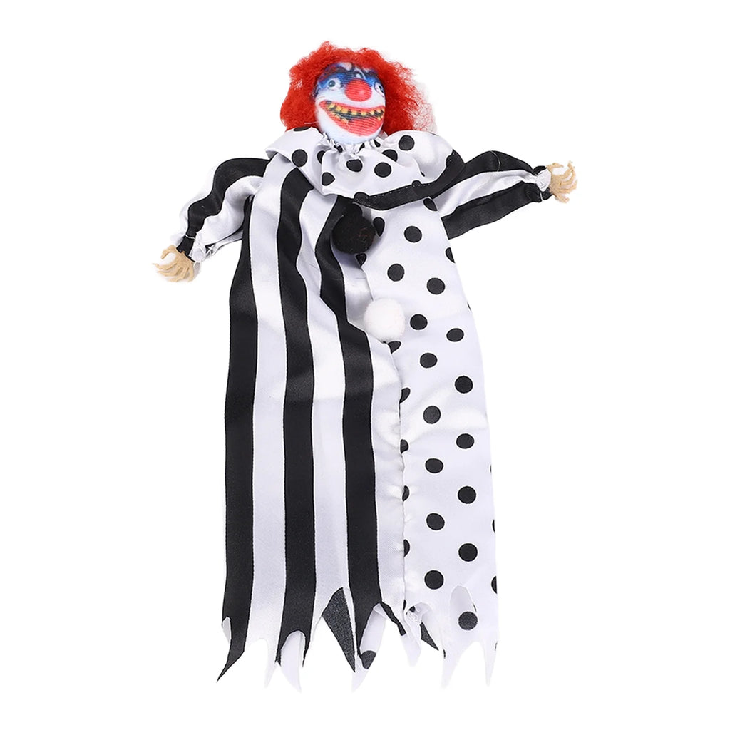 Hanging Clown Doll Decoration Black Approx. 25X15cm V980