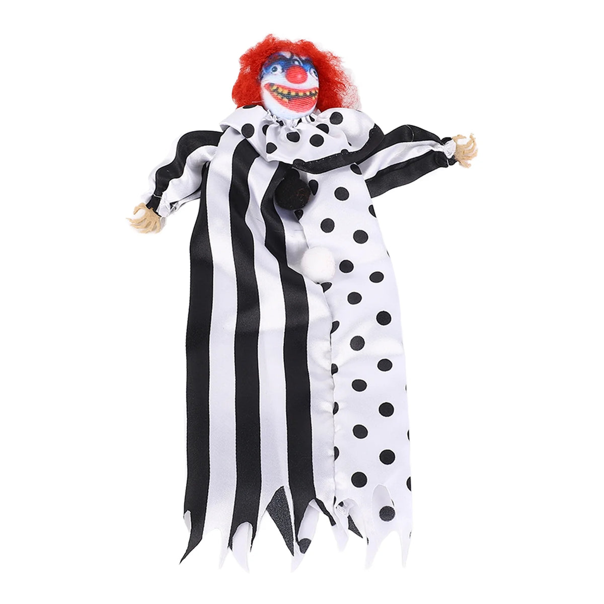 Hanging Clown Doll Decoration Black Approx. 25X15cm V980