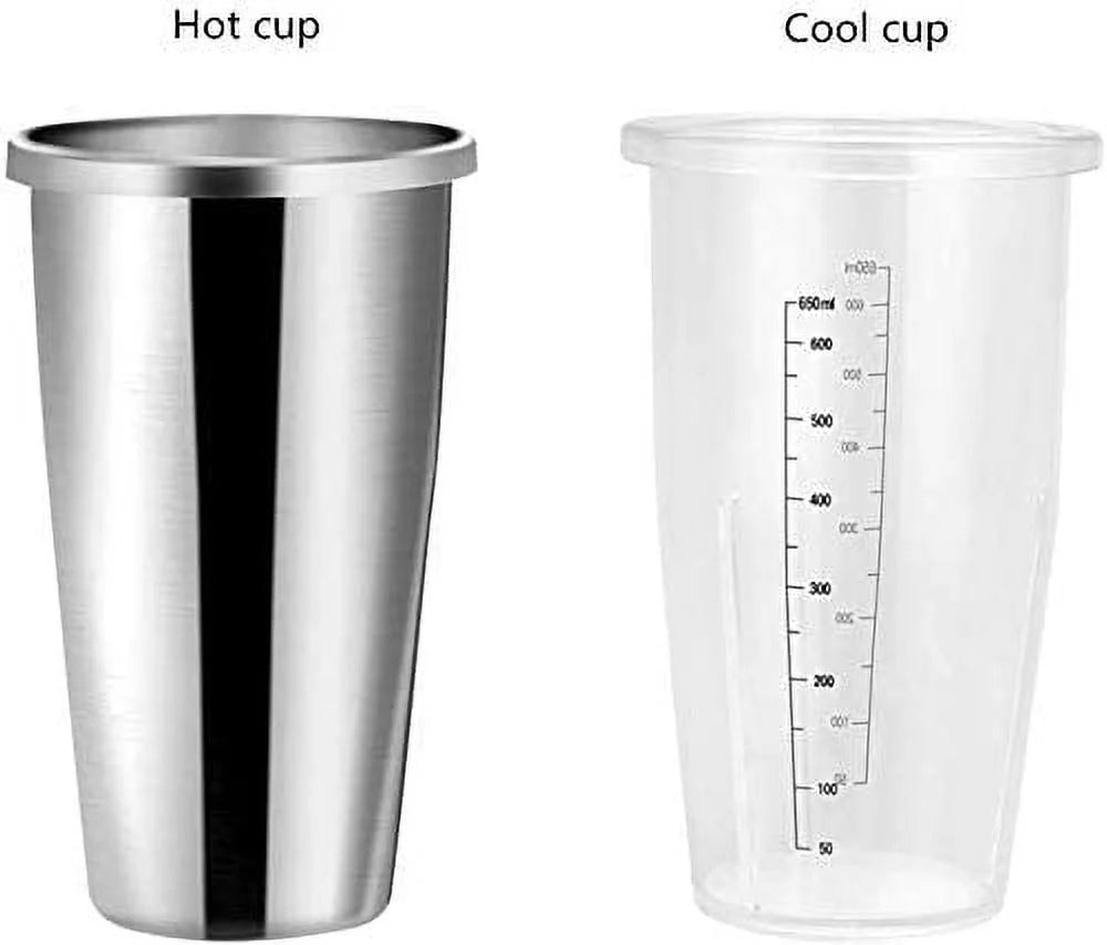 Dual Head Commercial Electric Milk Shaking Machine with 2pcs 650ml Cup Drink Mixer N379