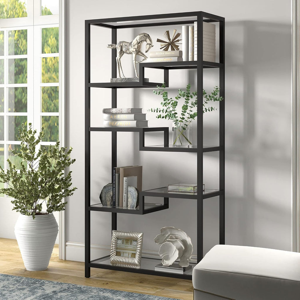 Brass Finish Bookcase X4201