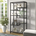 Brass Finish Bookcase X4201