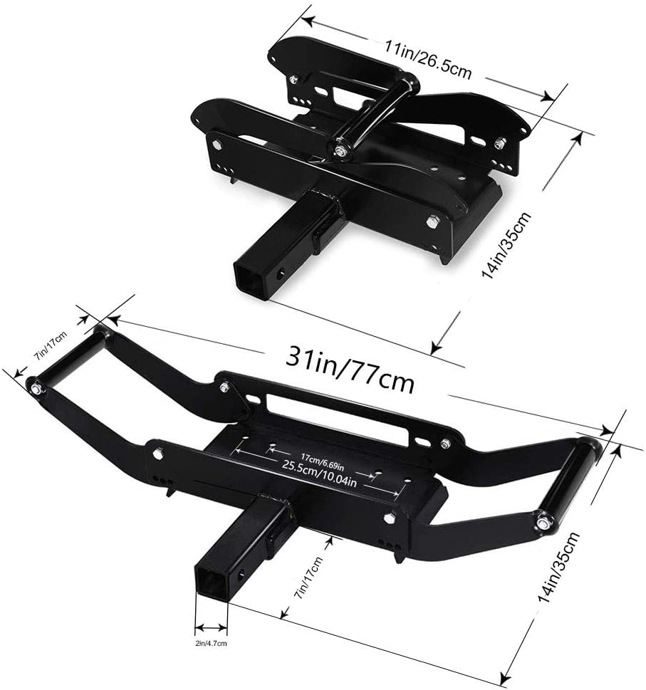 Winch Mounting Plate for Recovery Winches Pack of 2 Y8788