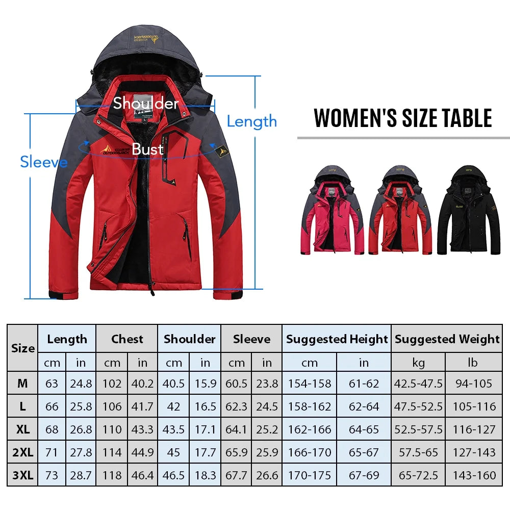 Waterproof Shell Ski Jacket M3295