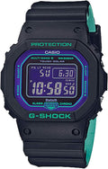 Black Teal Digital Resin Watch K3155