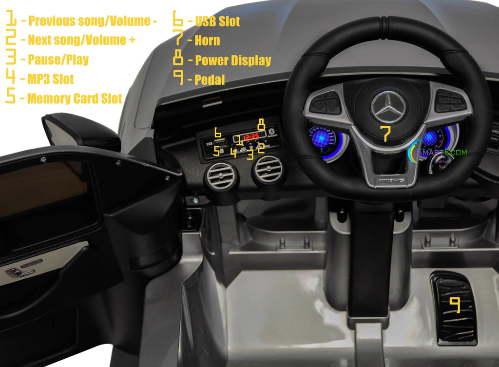 12V Powered Ride on Car with Remote Control T61197