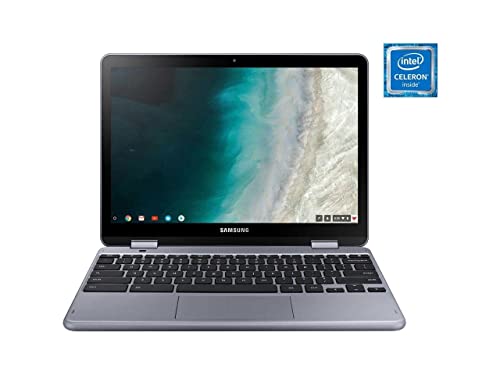 Plus 2-in-1 12.2" Touch-Screen Chromebook - Intel Celeron - 4GB Memory - 32GB eMMC Flash Memory - Stealth Silver E93083
