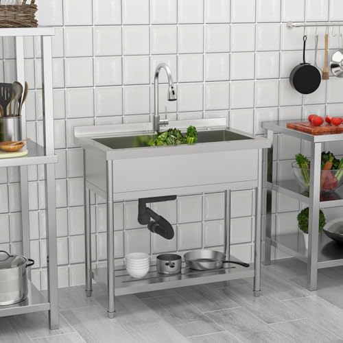 Stainless Steel Utility Sink 24 Inch T525