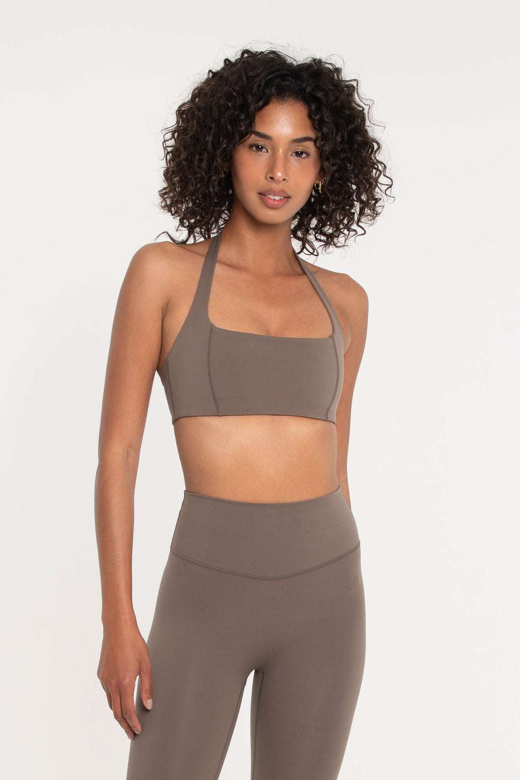 Halter Bra - Walnut
