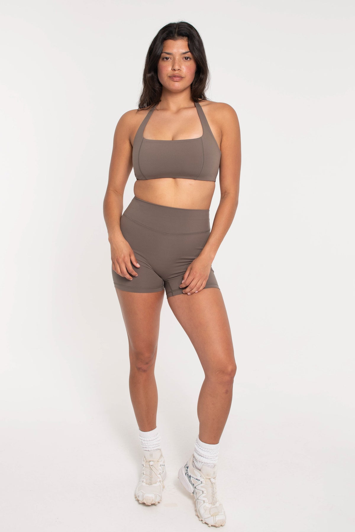 Halter Bra - Walnut