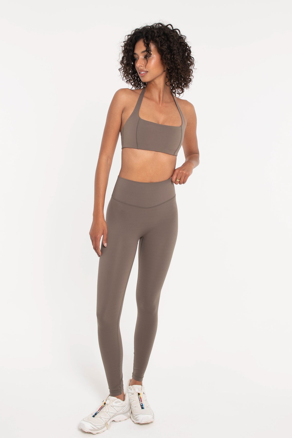 Halter Bra - Walnut