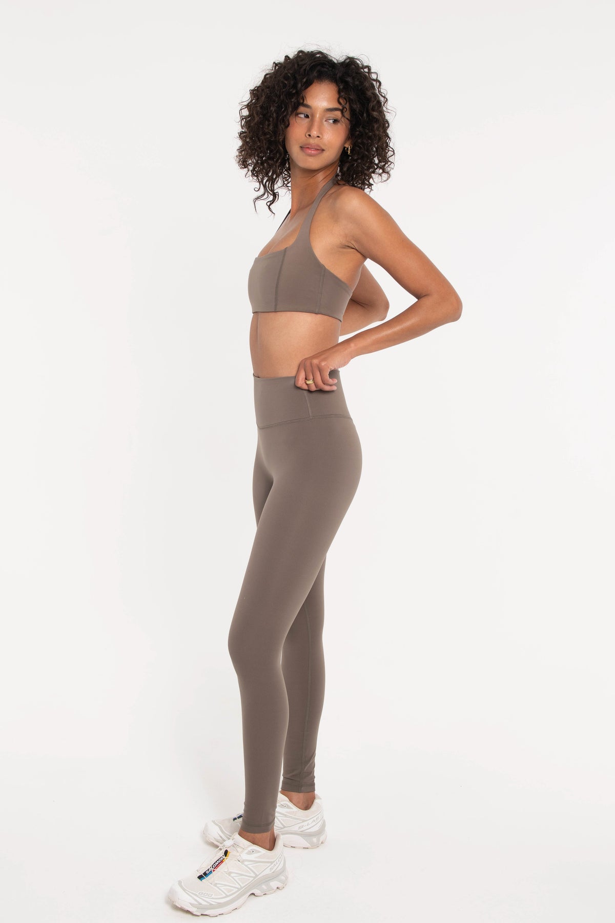 Halter Bra - Walnut