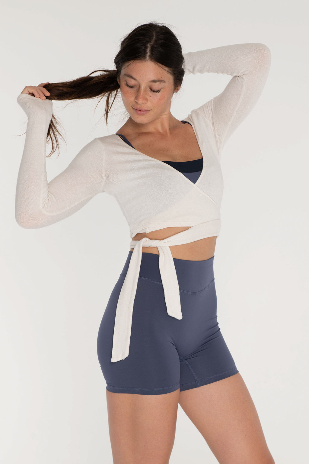 Wrap Sweater -  Cloud