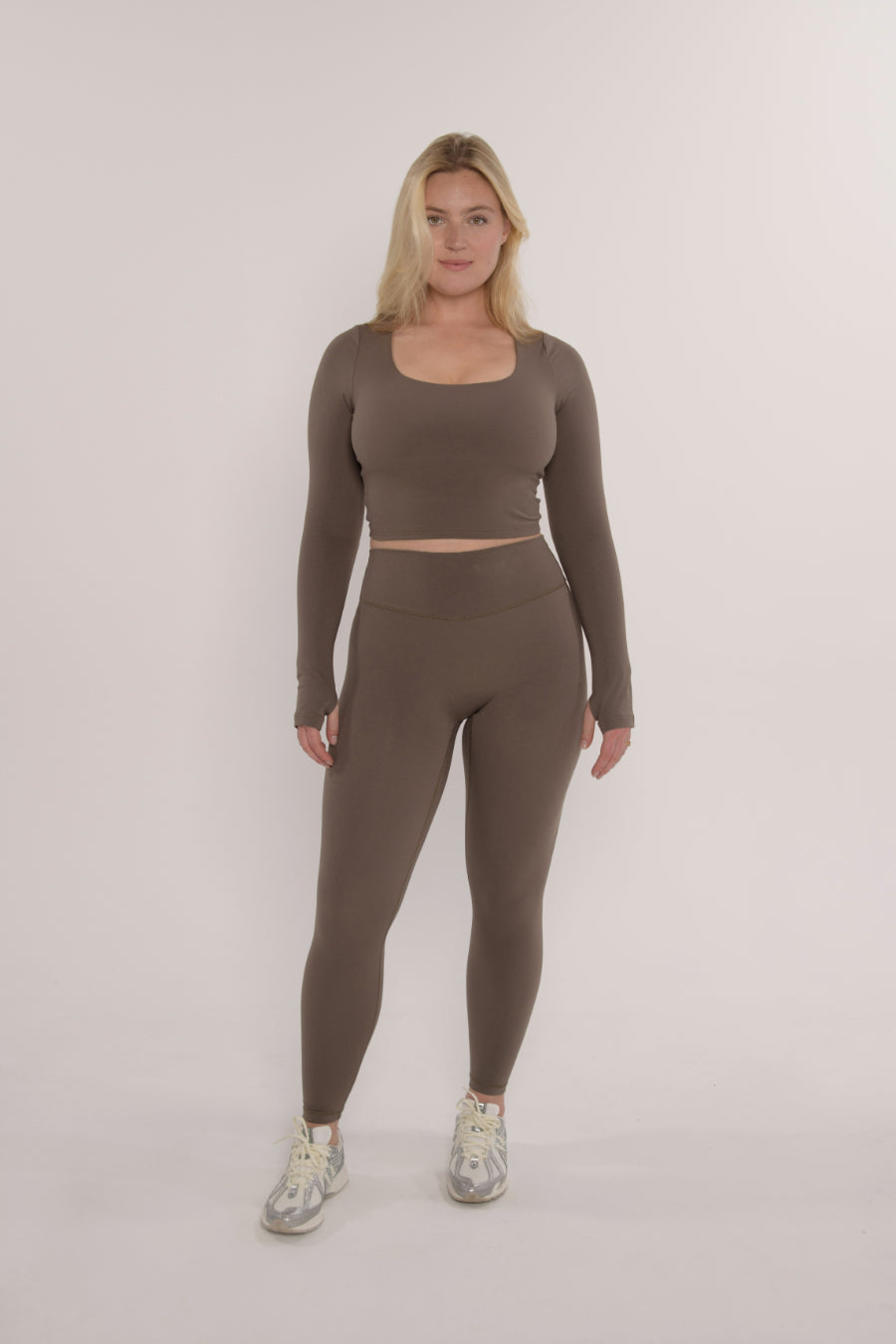 Square Long Sleeve - Walnut