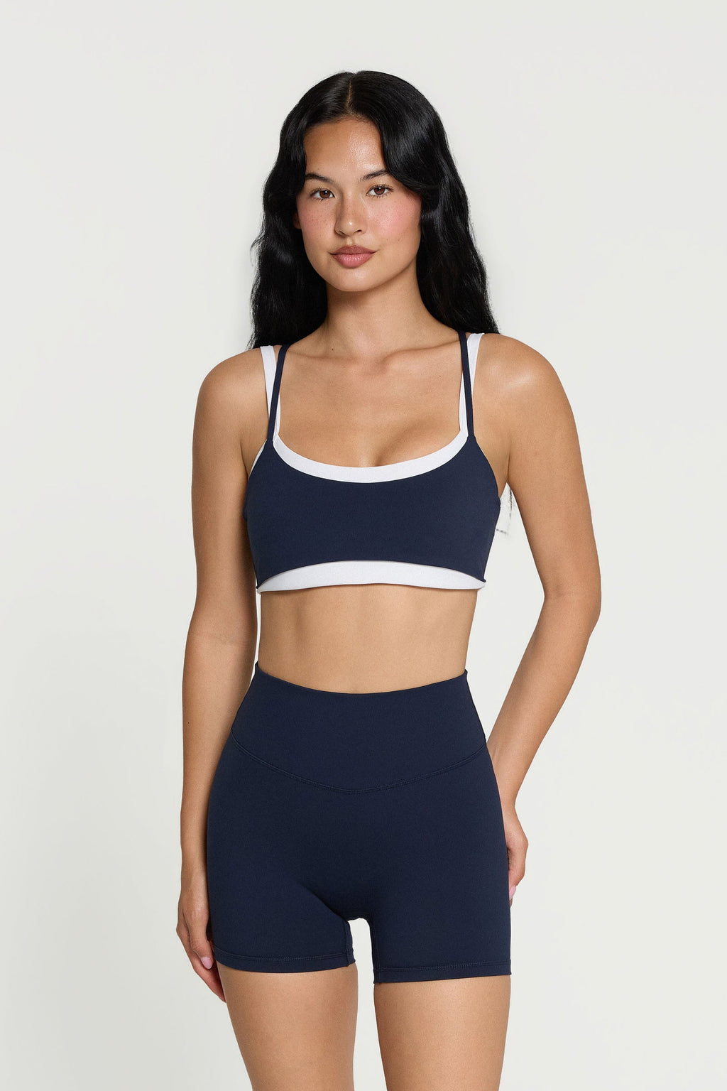 Layered Bra - Navy